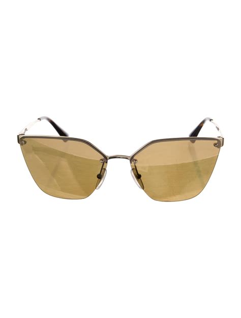 prada cat-eye acetate and gold-tone sunglasses|Prada cat eye sunglasses polarized.